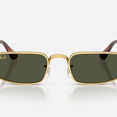 Ray-Ban RB3927 by A$AP Rocky 001/31 arista goud, glazen in groen – vooraanzicht