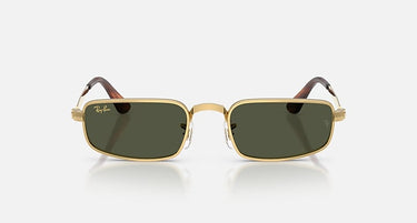 Ray-Ban RB3927 by A$AP Rocky 001/31 arista goud, glazen in groen – vooraanzicht