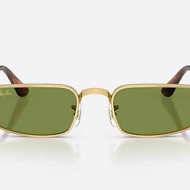 Ray-Ban RB3927 by A$AP Rocky 001/4E arista goud, glazen in groen – vooraanzicht
