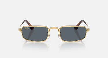 Ray-Ban RB3927 by A$AP Rocky 001/R5 arista goud, glazen in blauw – vooraanzicht