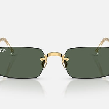 Ray-Ban RB3928 by A$AP Rocky 001/71 arista goud, glazen in donkergroen – vooraanzicht