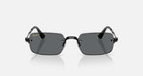 Ray-Ban RB3928 by A$AP Rocky 002/81 zwart, glazen in donkergrijs gepolariseerd – vooraanzicht