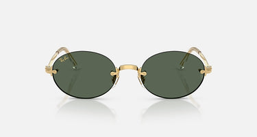 Ray-Ban RB3929 by A$AP Rocky 001/71 arista goud, glazen in donkergroen – vooraanzicht