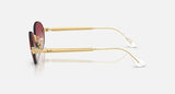 Ray-Ban RB3929 by A$AP Rocky 001/8H arista goud, glazen in helder met kleurverloop naar donkerviolet – zijaanzicht