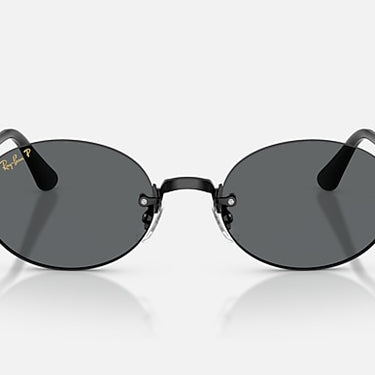 Ray-Ban RB3929 by A$AP Rocky 002/81 zwart, glazen in donkergrijs gepolariseerd – vooraanzicht