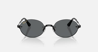 Ray-Ban RB3929 by A$AP Rocky 002/81 zwart, glazen in donkergrijs gepolariseerd – vooraanzicht