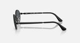 Ray-Ban RB3929 by A$AP Rocky 002/81 zwart, glazen in donkergrijs gepolariseerd – zijaanzicht