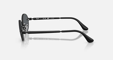 Ray-Ban RB3929 by A$AP Rocky 002/81 zwart, glazen in donkergrijs gepolariseerd – zijaanzicht