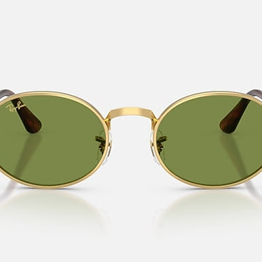 Ray-Ban RB3931 by A$AP Rocky 001/4E arista goud, glazen in groen – vooraanzicht