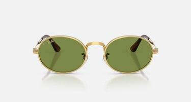 Ray-Ban RB3931 by A$AP Rocky 001/4E arista goud, glazen in groen – vooraanzicht