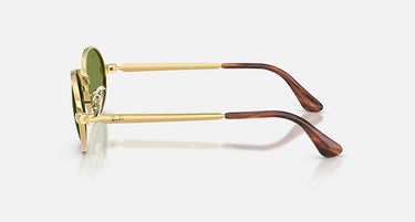 Ray-Ban RB3931 by A$AP Rocky 001/4E arista goud, glazen in groen – zijaanzicht