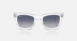 Ray-Ban RBR0502SM F7064L Charles Leclerc zonnebril transparant – vooraanzicht