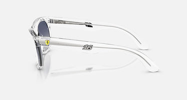 Ray-Ban RBR0502SM F7064L Charles Leclerc zonnebril transparant – zijaanzicht