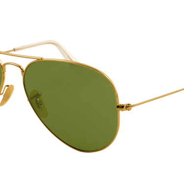 Ray-Ban Aviator RB3025 goud/groen