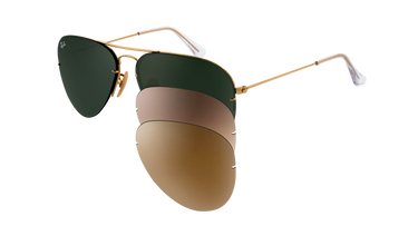 Ray-Ban Tech RB 3460 Flip Out Aviator
