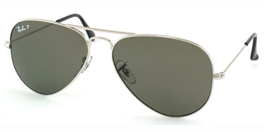Ray-Ban Zonnebril RB3025 Zilver-Groen