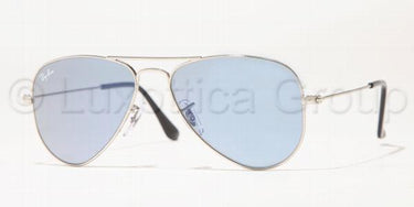 Ray-Ban Zonnebril RB3044 Zilver-Blauw