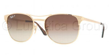 Ray-Ban Zonnebril RB3429 signet Goud-Bruin