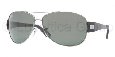 Ray-Ban Zonnebril RB3467 Gunmetal-Groen