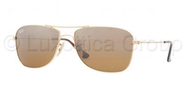 Ray-Ban Zonnebril RB3477 Goud-Bruin