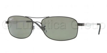 Ray-Ban Zonnebril RB3484 Zwart-Groen