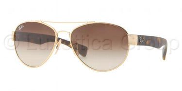 Ray-Ban Zonnebril RB3491 Goud-Bruin