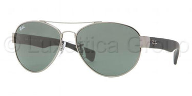 Ray-Ban Zonnebril RB3491 Gunmetal-Groen