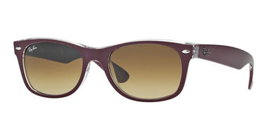 Ray-Ban New Wayfarer RB2132 605485 Top Matte Bordo