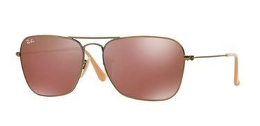 Ray-Ban Caravan RB3136 167/2K Brons-Rood Mirror