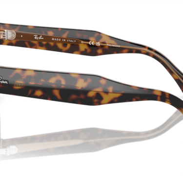 Ray-Ban RB0298S 1292M2 Mega Hawkeye havana op transparant bruin – zijaanzicht