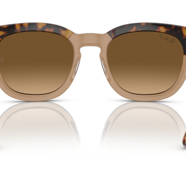 Ray-Ban RB0298S 1292M2 Mega Hawkeye havana op transparant bruin – achteraanzicht