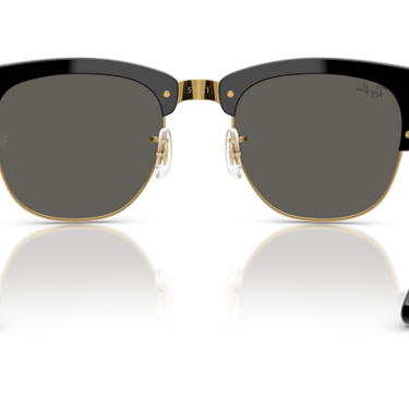 Ray-Ban RB0316S 6826J5 Mega Clubmaster zwart op goud – achteraanzicht