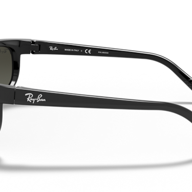 Ray-Ban RB2027 601/W1 Predator II mat zwart – zijaanzicht