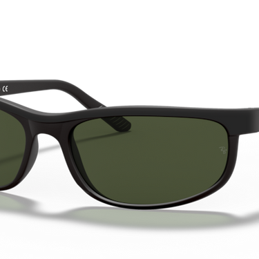 Ray-Ban RB2027 W1847 Predator II mat zwart – schuin vooraanzicht