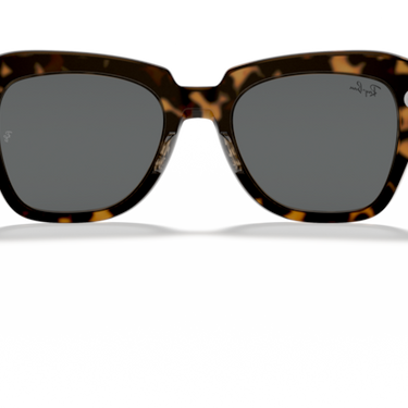 Ray-Ban RB2186 1292B1 State Street havana op transparant bruin – achteraanzicht