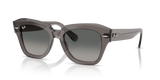 Ray-Ban RB2186 136971 State Street transparant grijs – schuin vooraanzicht