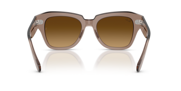 Ray-Ban RB2186 682785 State Street transparant lichtbruin – achteraanzicht