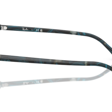 Ray-Ban Raimond RB2231 1417R5 transparant fantasie blauw & grijs – zijaanzicht