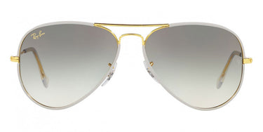 Ray-Ban Aviator Full Color RB3025JM 919632 Grey on Legend Gold