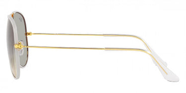 Ray-Ban Aviator Full Color RB3025JM 919632 Grey on Legend Gold