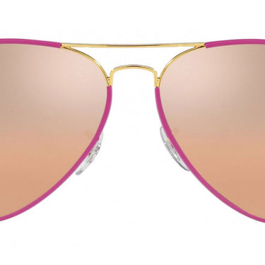 Ray-Ban Aviator Full Color RB3025JM 91963E Violet on Legend Gold