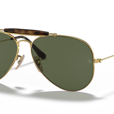 Ray-Ban Outdoorsman II RB3029 181 arista goud – schuin vooraanzicht
