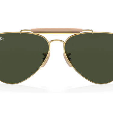 Ray-Ban Outdoorsman RB3030 L0216 arista goud – vooraanzicht
