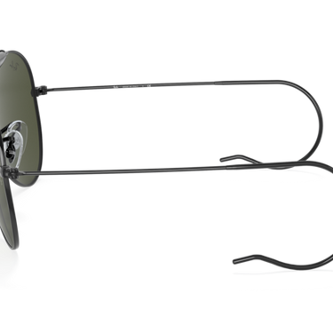 Ray-Ban Outdoorsman RB3030 L9500 zwart – zijaanzicht