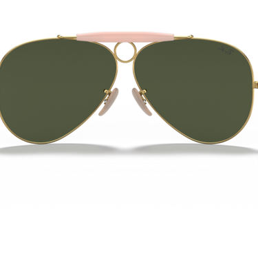 Ray-Ban Shooter RB3138 001 Arista goud – achteraanzicht