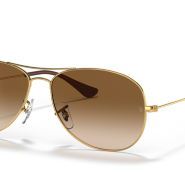 Ray-Ban Cockpit RB3362 001/51 Arista goud – schuin vooraanzicht