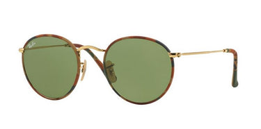 Ray-Ban Round Metal RB3447JM 168/4E Camouflage Bruin/Groen-Groen