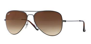 Ray-Ban Aviator Flat Metal RB3513 147/13 Gunmetal-Bruin Gradient