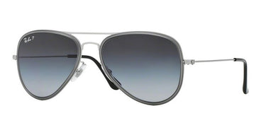 Ray-Ban Aviator Flat Metal RB3513M 164/T3 Zilver-Grijs Gradient Gepolariseerd