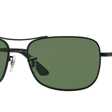 Ray-Ban Active Lifestyle RB3515 006/9A Zwart-Gepolariseerd Groen